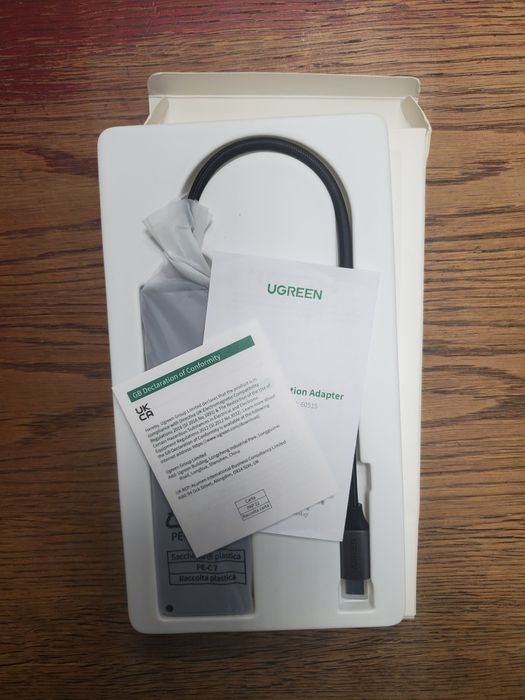 UGREEN 7 in 1 rozdzielacz adapter wielofunkcyjny hub USB HDMI Ethernet