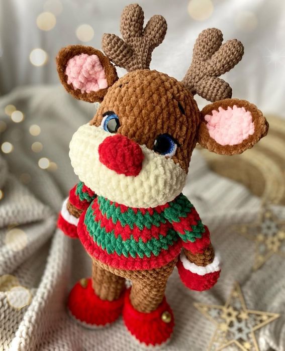 сніговик, іграшки в'язані,ручна робота м'які