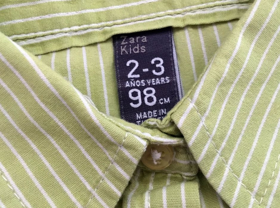 Koszula z długim rękawem dla dziewczynki ZARA Kids, rozm. 98 cm