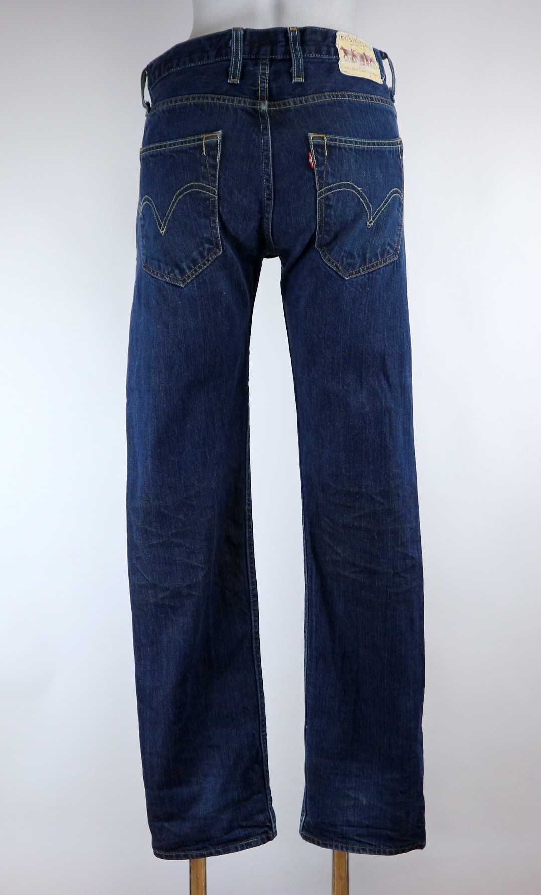 Levis 504 spodnie jeansy W30 L32 pas 2 x 39 cm