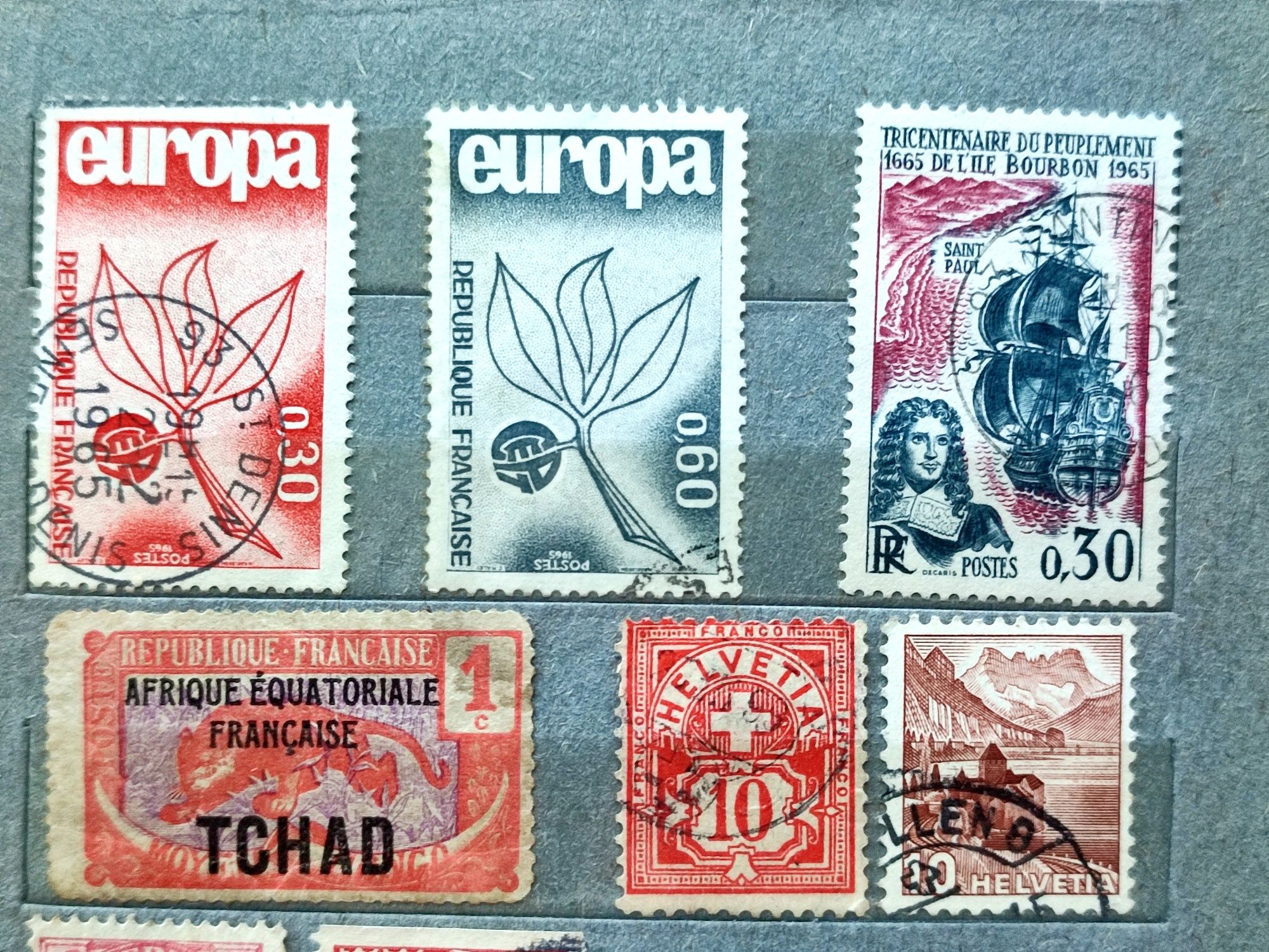 Старинные марки Японии и разных стран