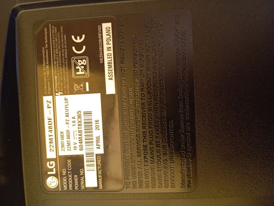 Vários componentes para televisores LG