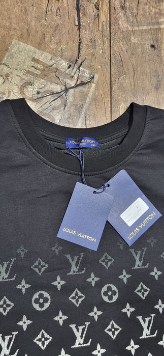 Komplet męski bawełna premium koszulka spodenki ombre XXL