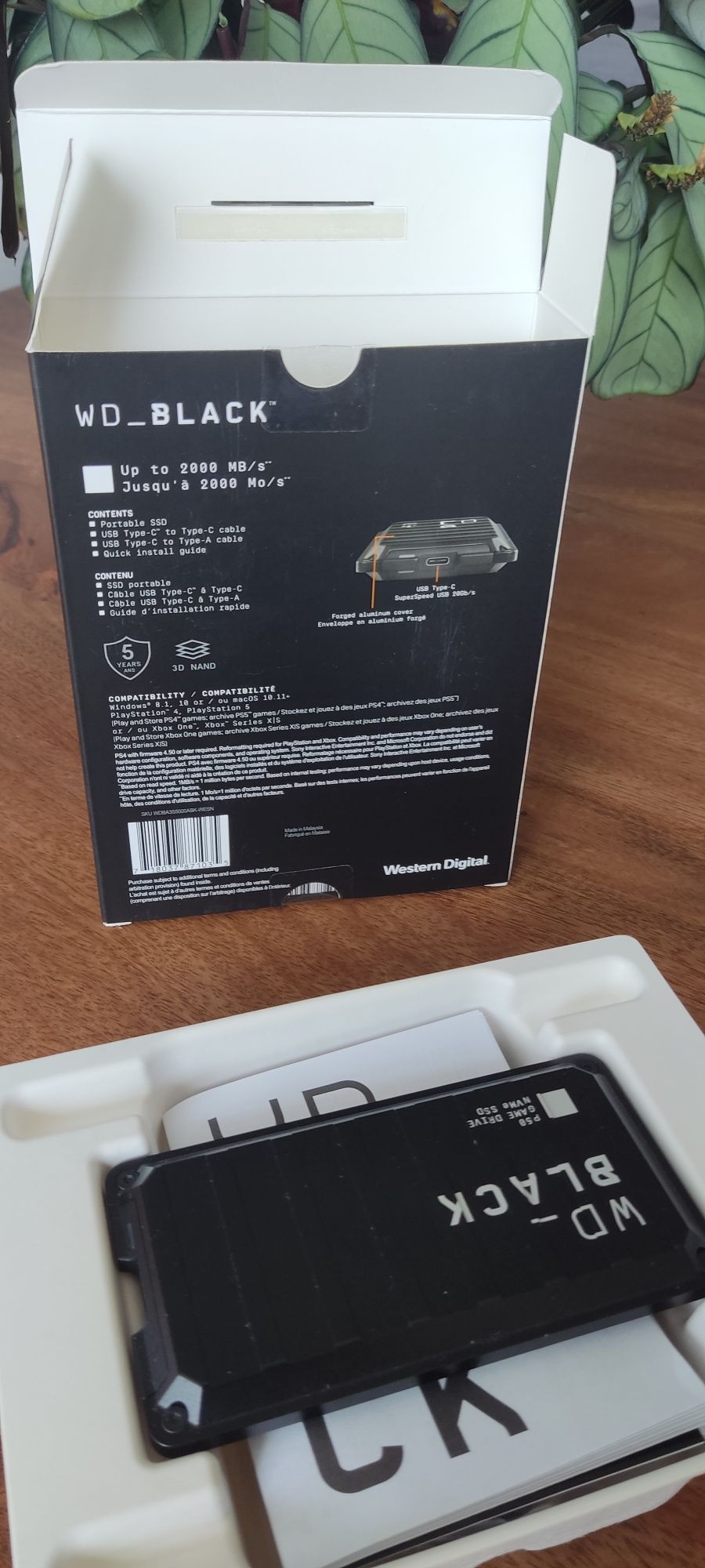 WD Black Game Drive 500Gb