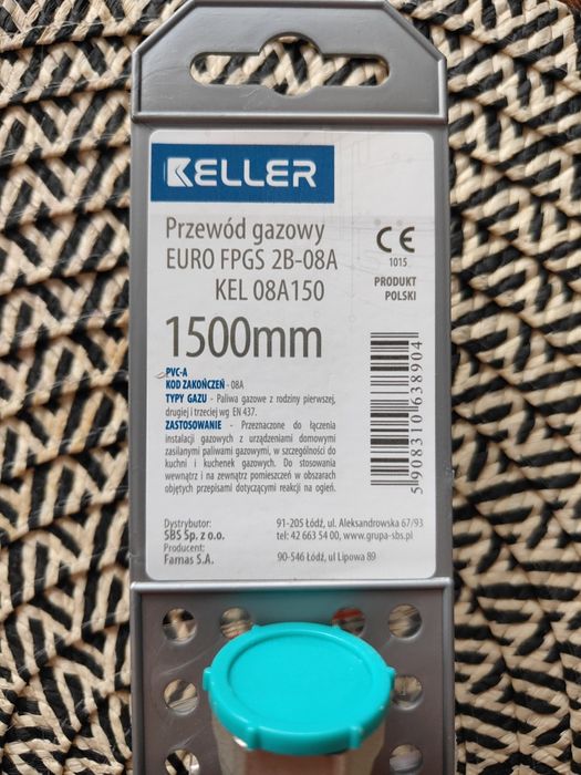 Przewód gazowy 1,5 m