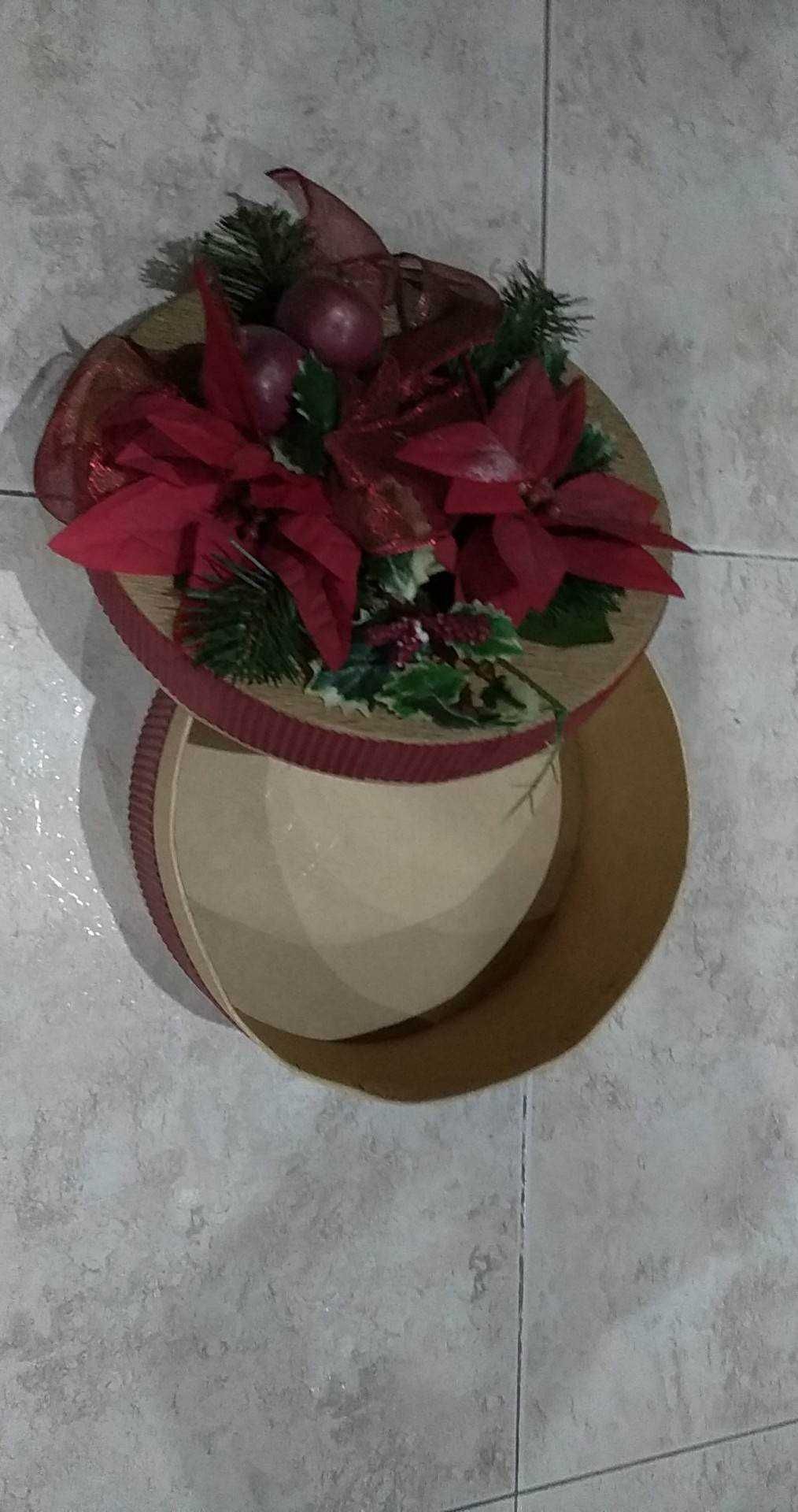 Caixa de Natal em cartão