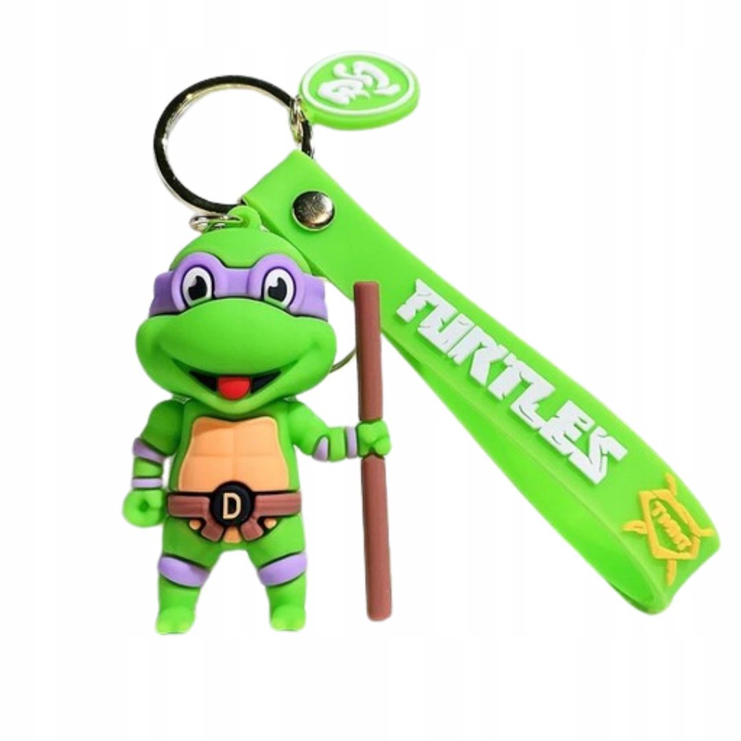 Brelok Do Kluczy Breloczek Zawieszka Wojownicze Żółwie Ninja Donatello