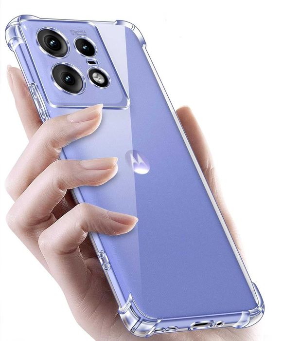 Etui Nakładka Anti-Shock do Motorola Edge 50 Pro + Szkło Hartowane