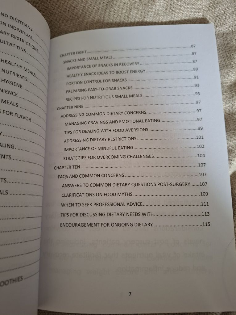 Orthopedic Surgery diet cookbook - Jaylen Kaleb  recuperação ortopedia
