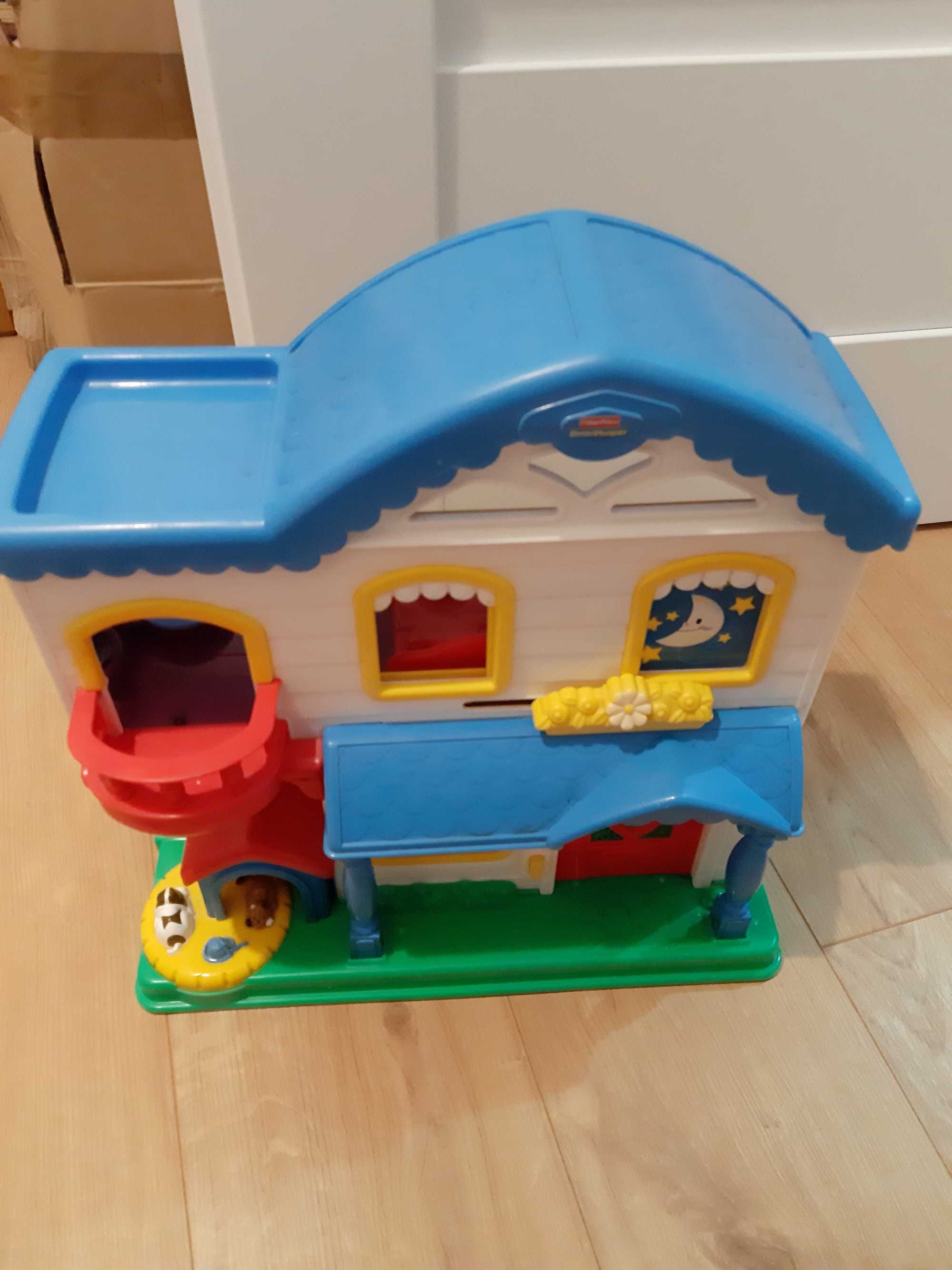 Zabawki domek samolot fisher price mali odkrywcy