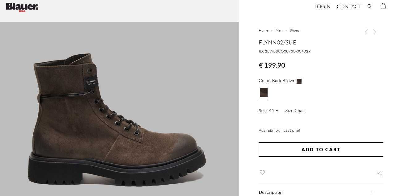 Buty trzewiki Blauer Flynn 02/SUE