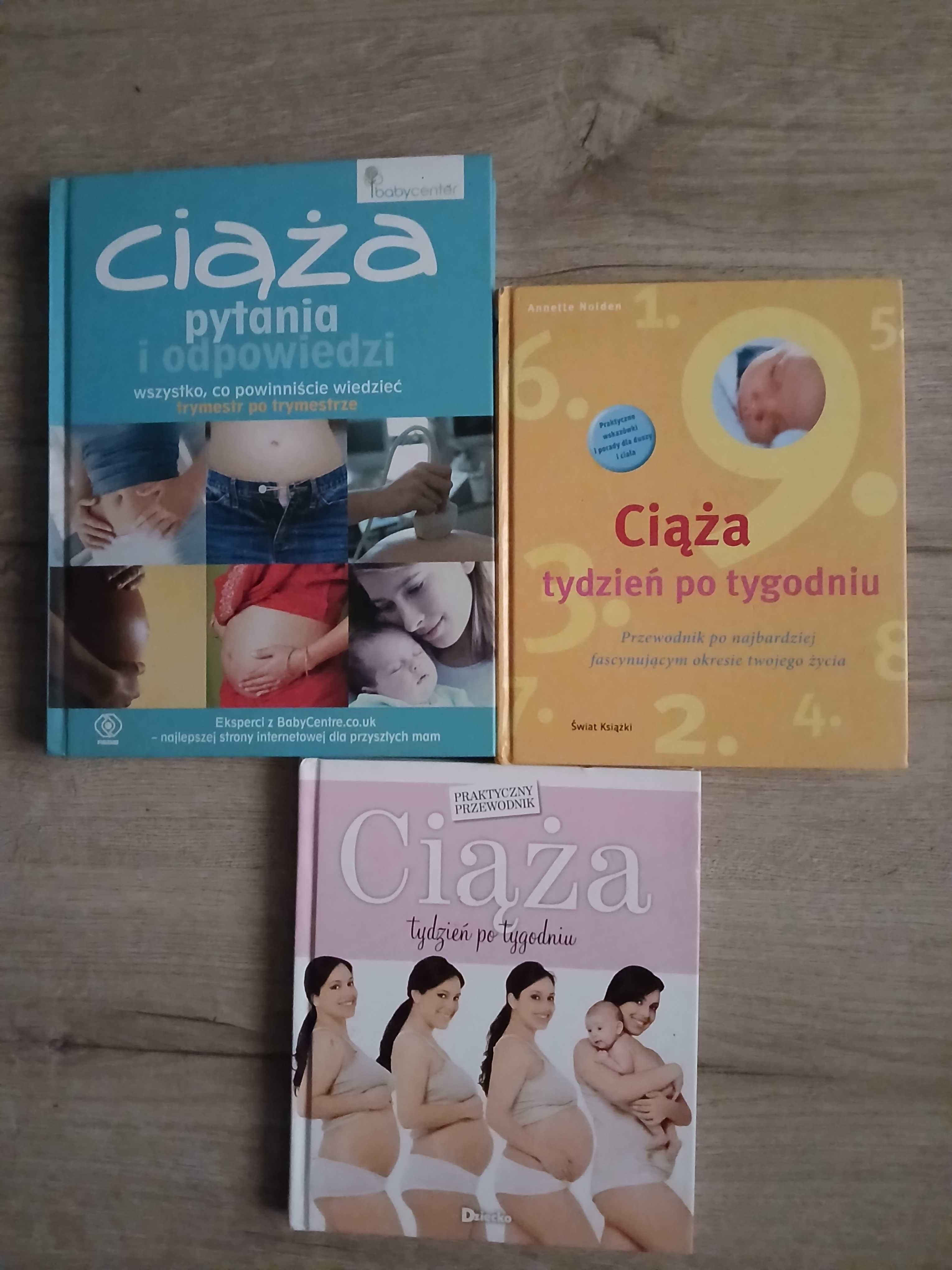 Ksiazki  ciąża 3szt