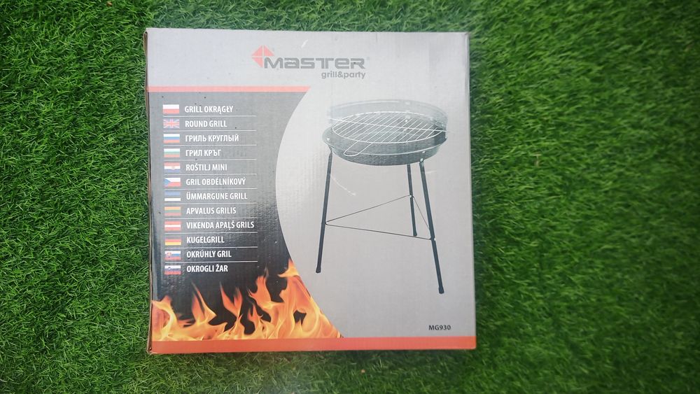 Grill mały przenośny balkonowy 32cm