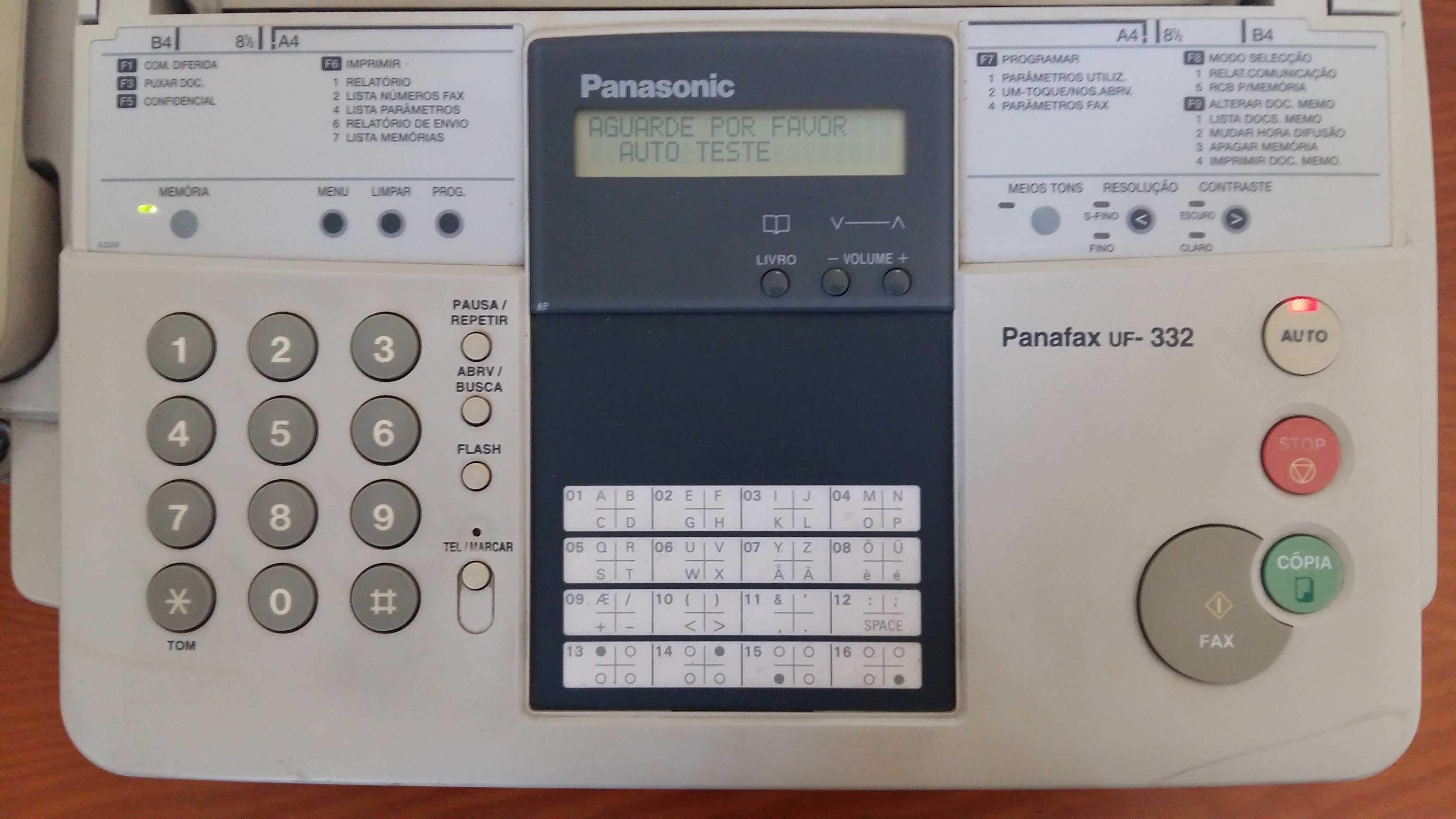 Fax Panasonic UF-332