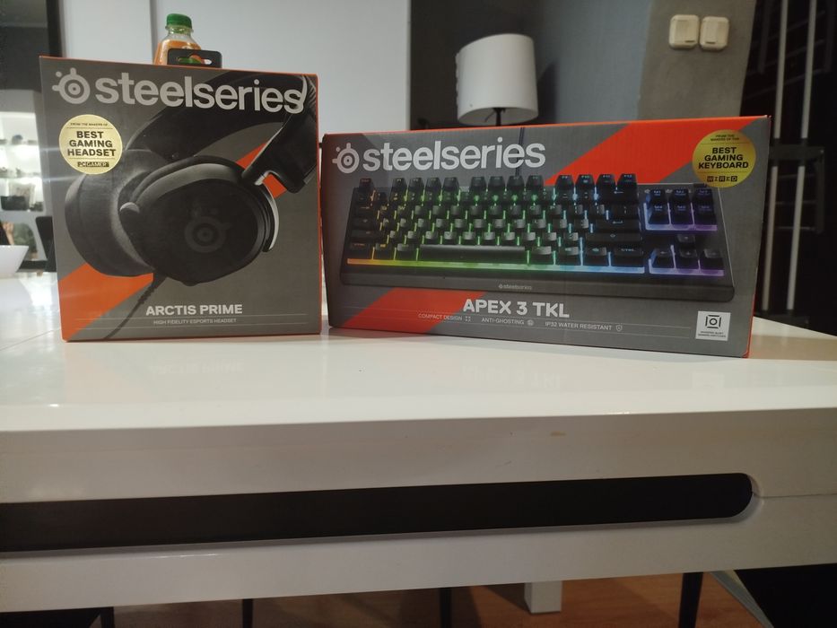 Zestaw stellseries słuchawki i klawiatura