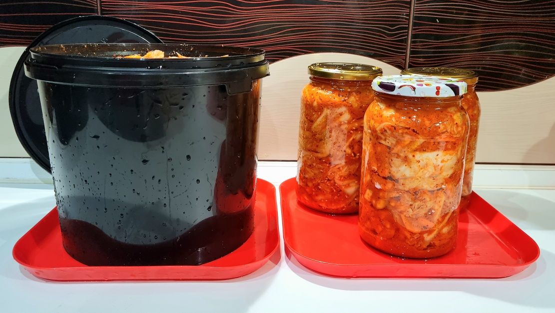 Kimchi tradycyjne 5l Koreański przysmak superfood vege Carolina Reaper