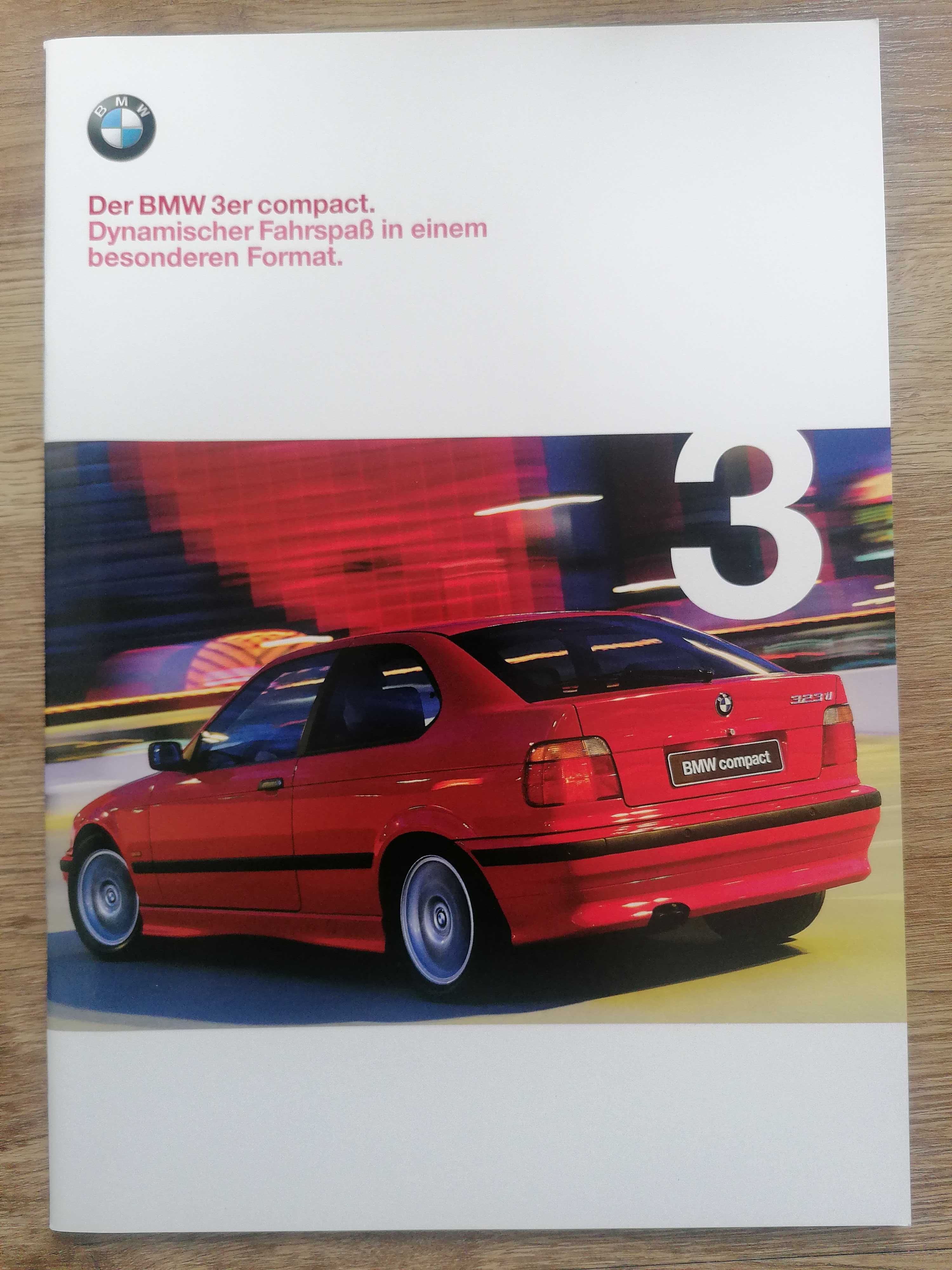 Prospekt BMW 3 E36 Compact 316i, 323ti, 318tds