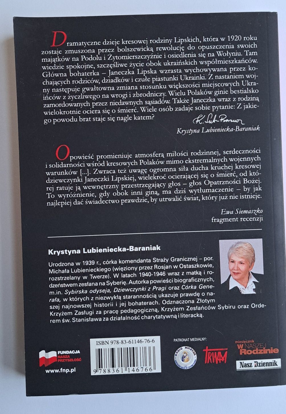 Gdy brat staje się katem, Krystyna Lubieniecka-Baraniak