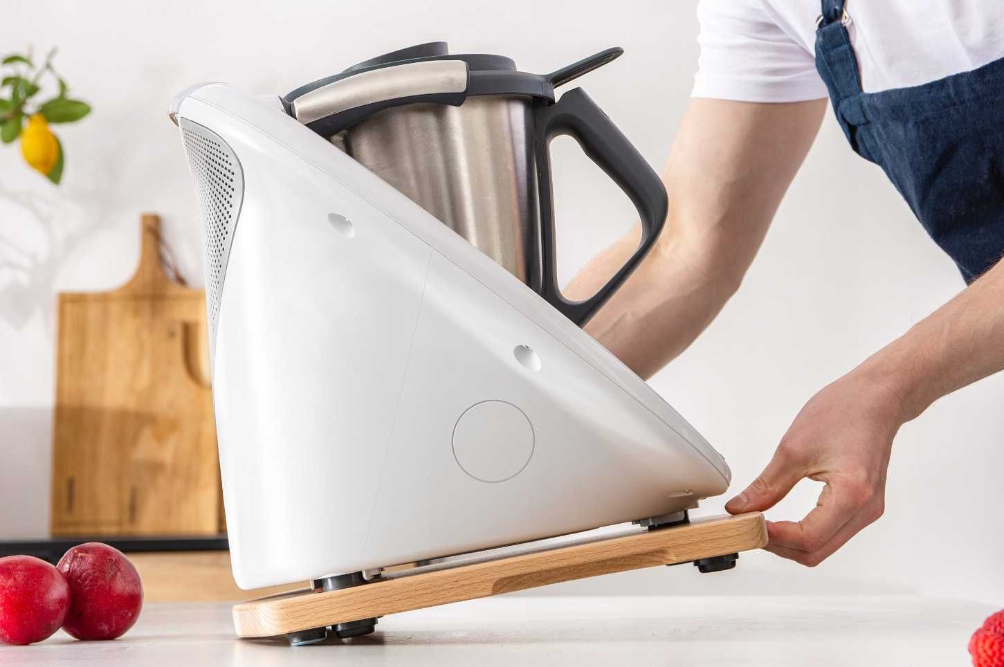Podstawka pod thermomix TM6, TM5, deska drewniana BUKOWA Io2ai
