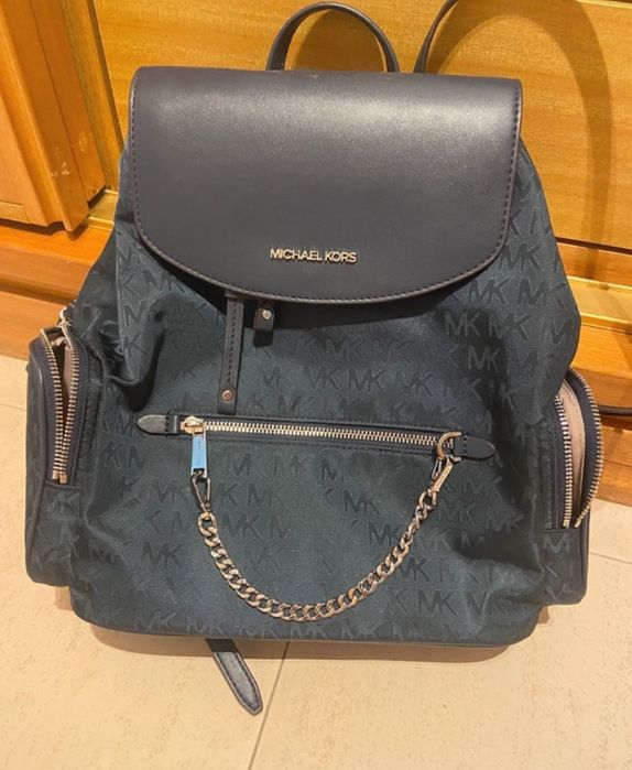 Mochila Michael Kors Azul Nova