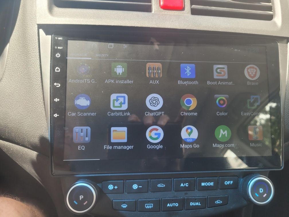 Radio android 2 din honda accord 7
