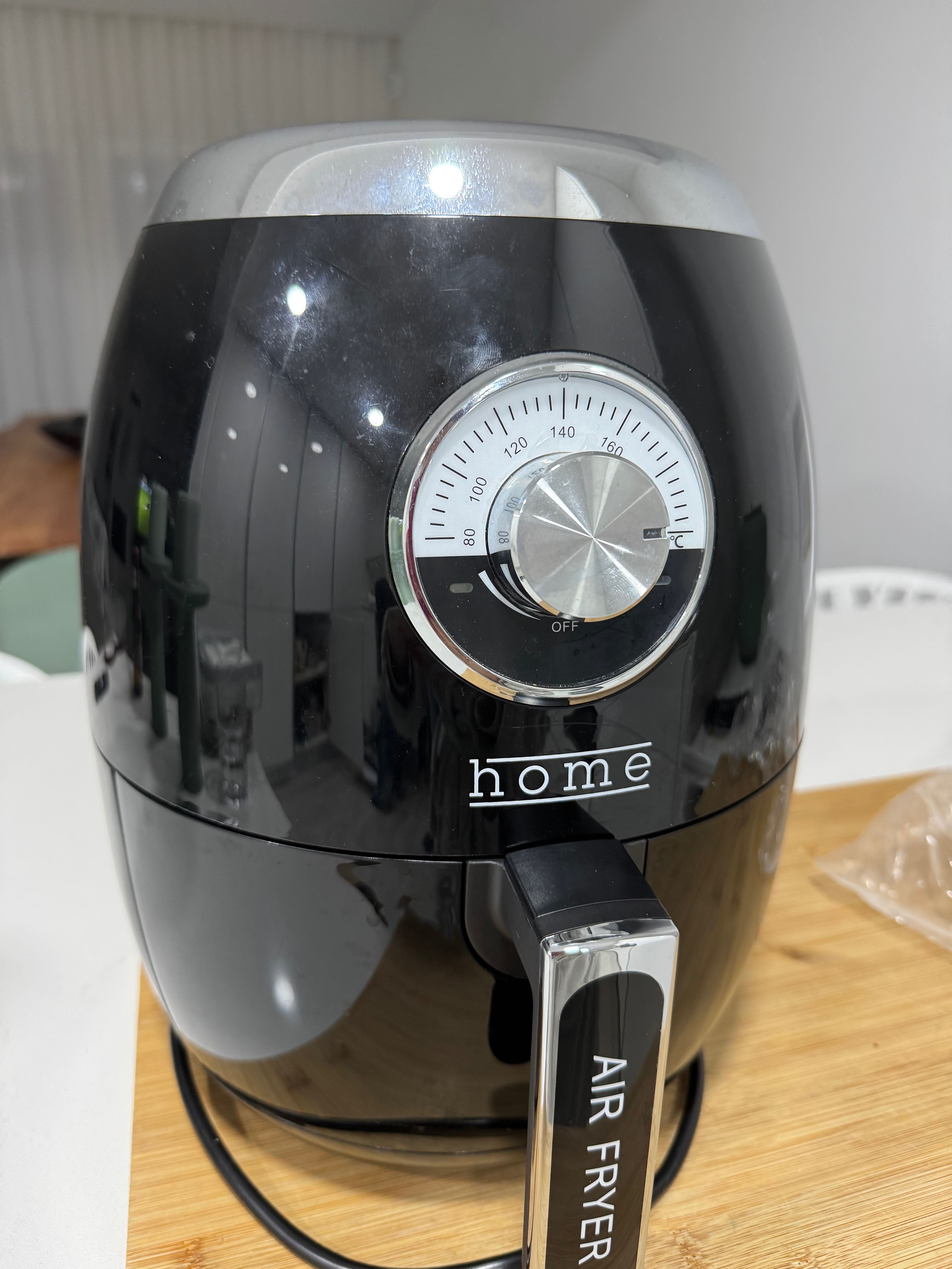 Air fryer preta - espaço casa