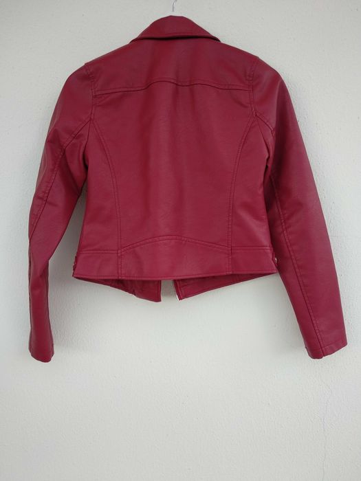 Casaco Biker efeito pele Primark - 32