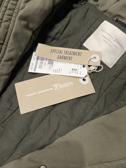 Оригінальна куртка Tom Tailor нова з етикетками жіноча XXL зелена чол