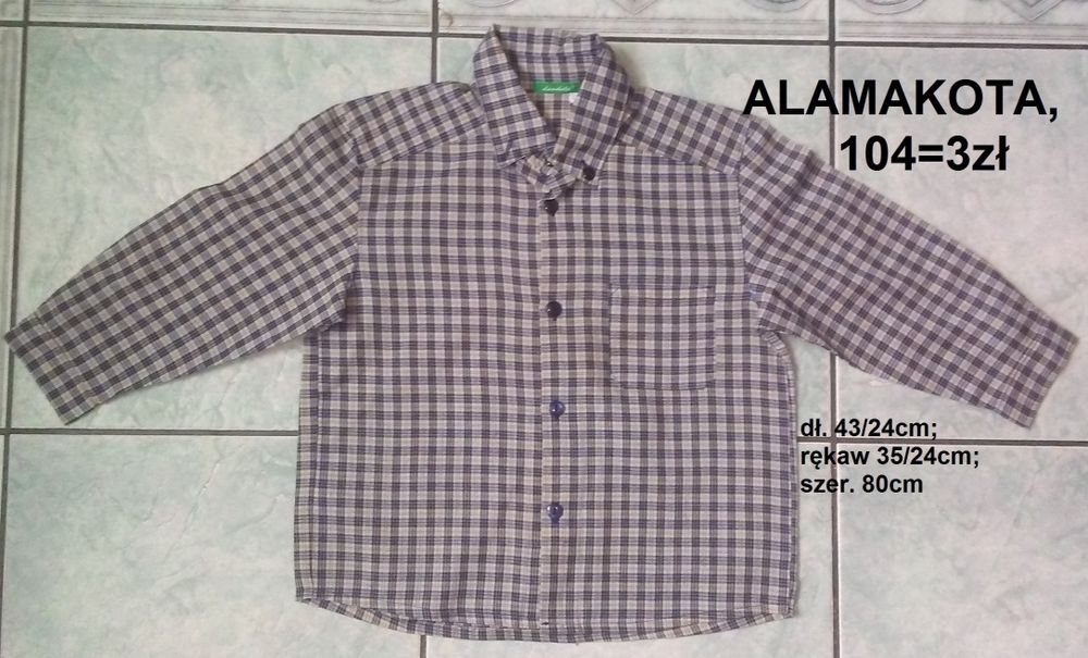Koszula chłopięca alamakota.