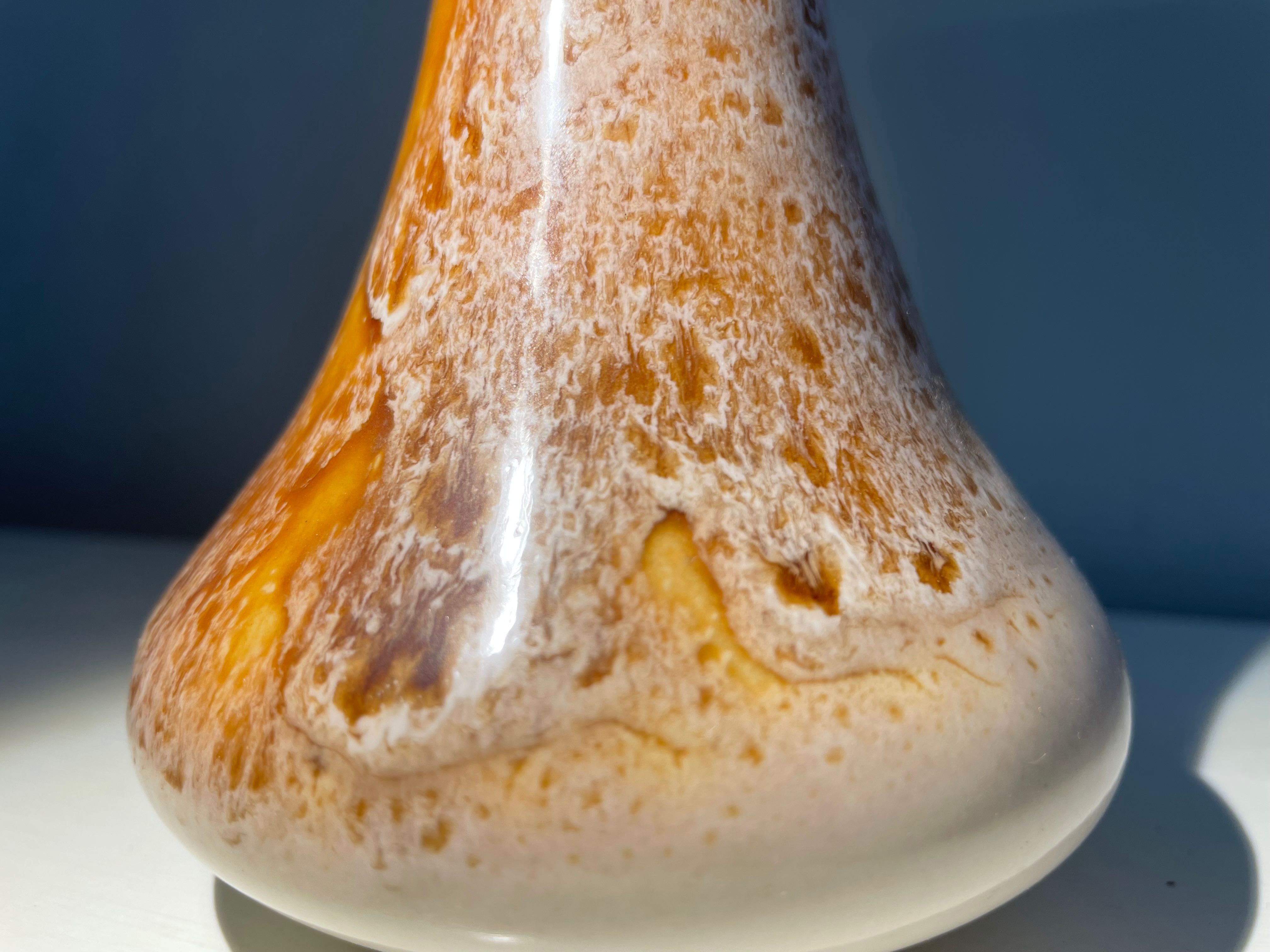 Przepięknie szkliwiony wazon Czechosłowacja. Stara ceramika