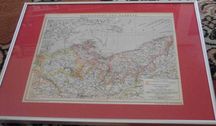 Pomorze   oryginalna XIX w.  mapa