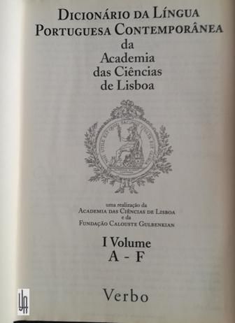 Dicionário da Língua Portuguesa Contemporânea (2 volumes)