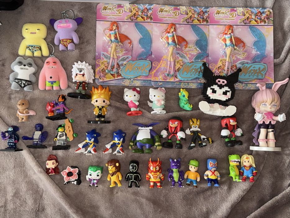 Продам фігурки лего,фаглер дивні дива,наруто,вінкс та інші