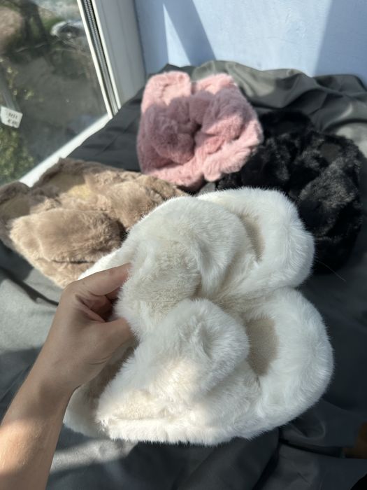 Нові пухнасті капці, тапки