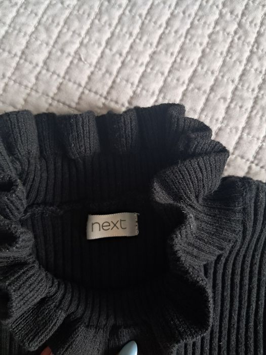 Next czarny golf r.152cm