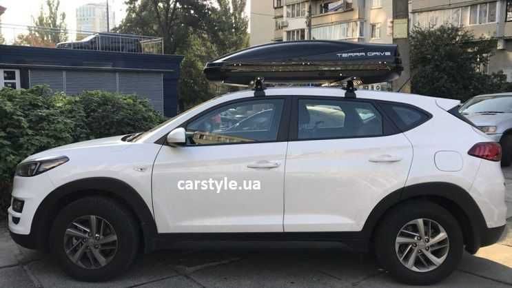 Багажник Terra Drive на дах авто: гладка, кріпильні, на рейлінги