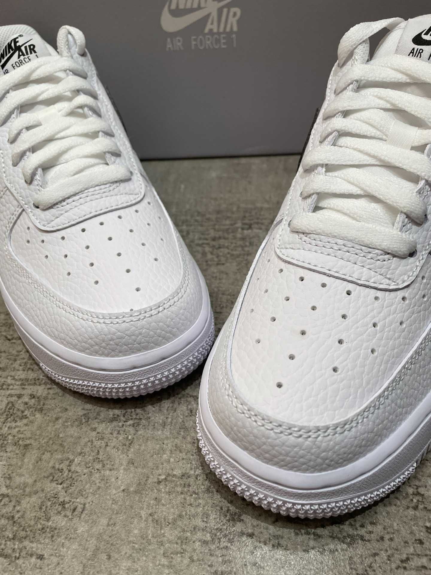 Nowe*Nike_Męskie_Air_Force1_White_Black*UnuseTrampki.45