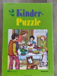 2 детских пазла (Германия)по 49 (18х18 см) и 80 деталей  (36х2 )