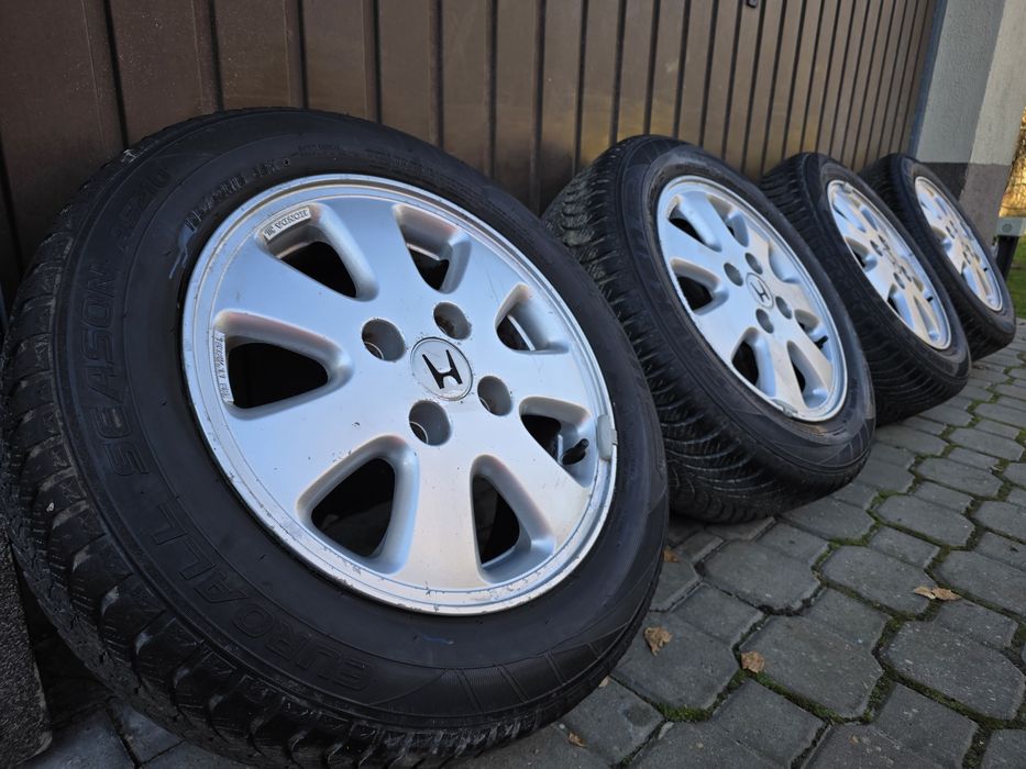 Felgi z oponami 195/60R15 Honda Prelude 4x114,3 Accord Legend Civic