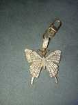 Breloczek do kluczy lub torebki motyl