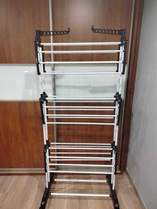 SUSZARKA stojąca na pranie bieliznę ubrania XXL składana NOWA solidna