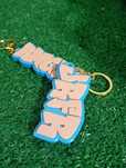 Porta chaves grafite