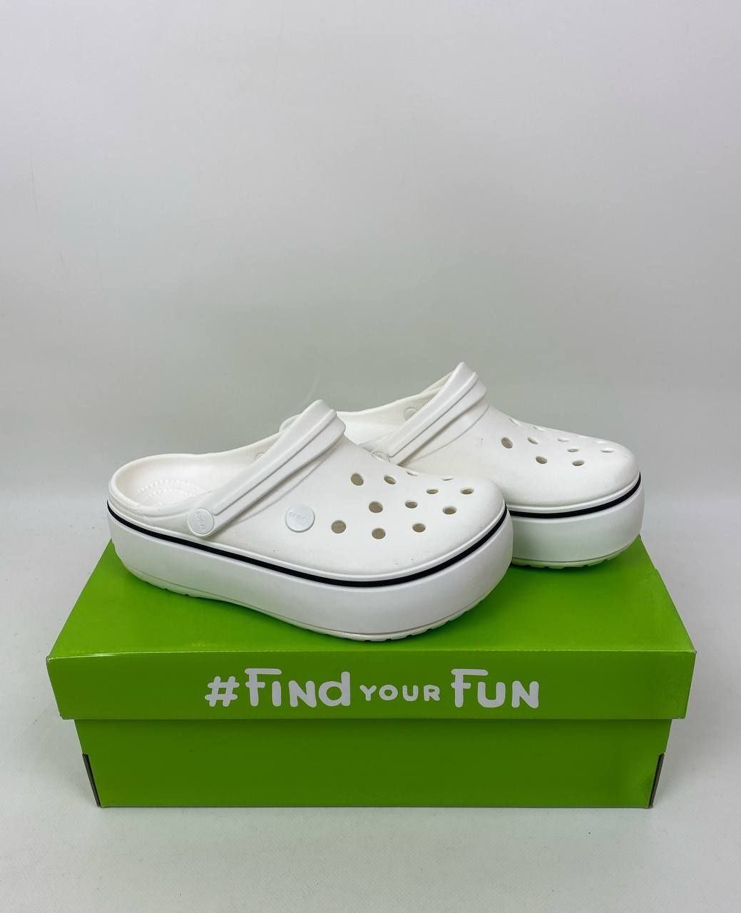 Хит лета Кроксы на платформе! Crocs Crocband Platform женские недорого