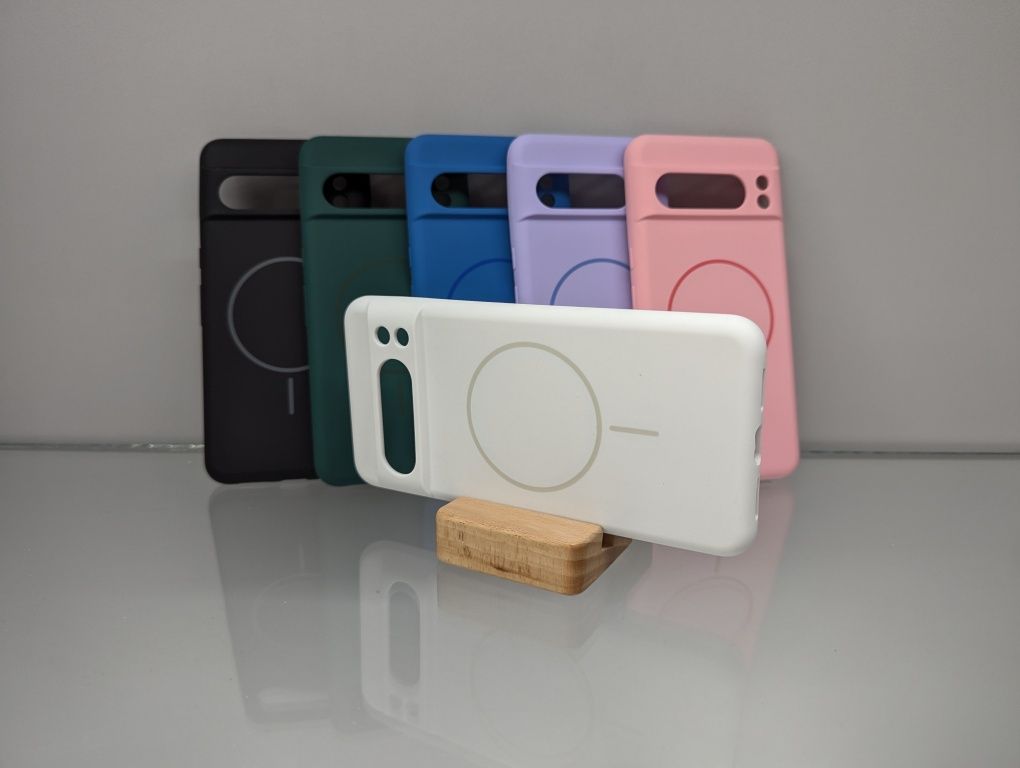 Google Pixel 8 Pro Противоударный чехол з Magsafe софт тач Чохол