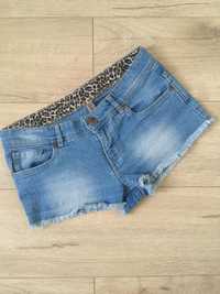 Jasnoniebieskie spodenki szorty jeansowe Denim&Co S/36