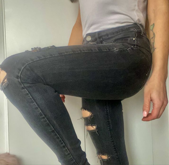 spodnie czarne River Island roz. XS