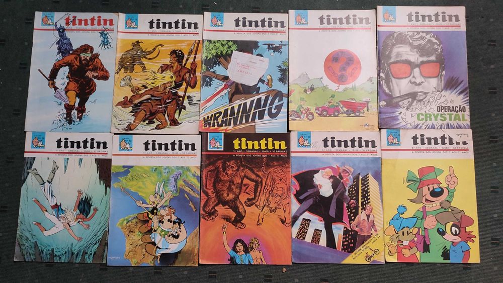 Lote 80 Revistas BD Tintin