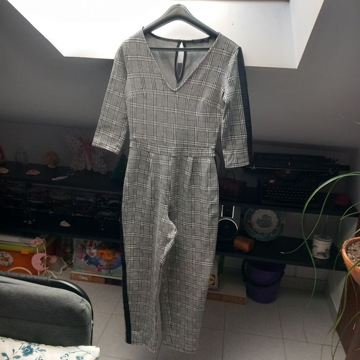 Macacão xadrez ,Bershka