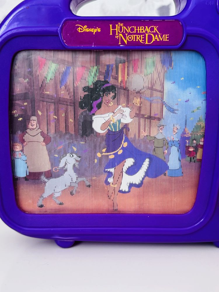 Pozytywka 3D, story book Disney, Dzwonnik z Notre Dame,vintage zabawka