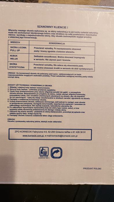 Trzewik, buty chłopięce jesienne Kornecki r. 21 skóra